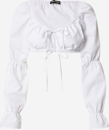 ABOUT YOU x Antonia Blouse 'Darlin' in White: front