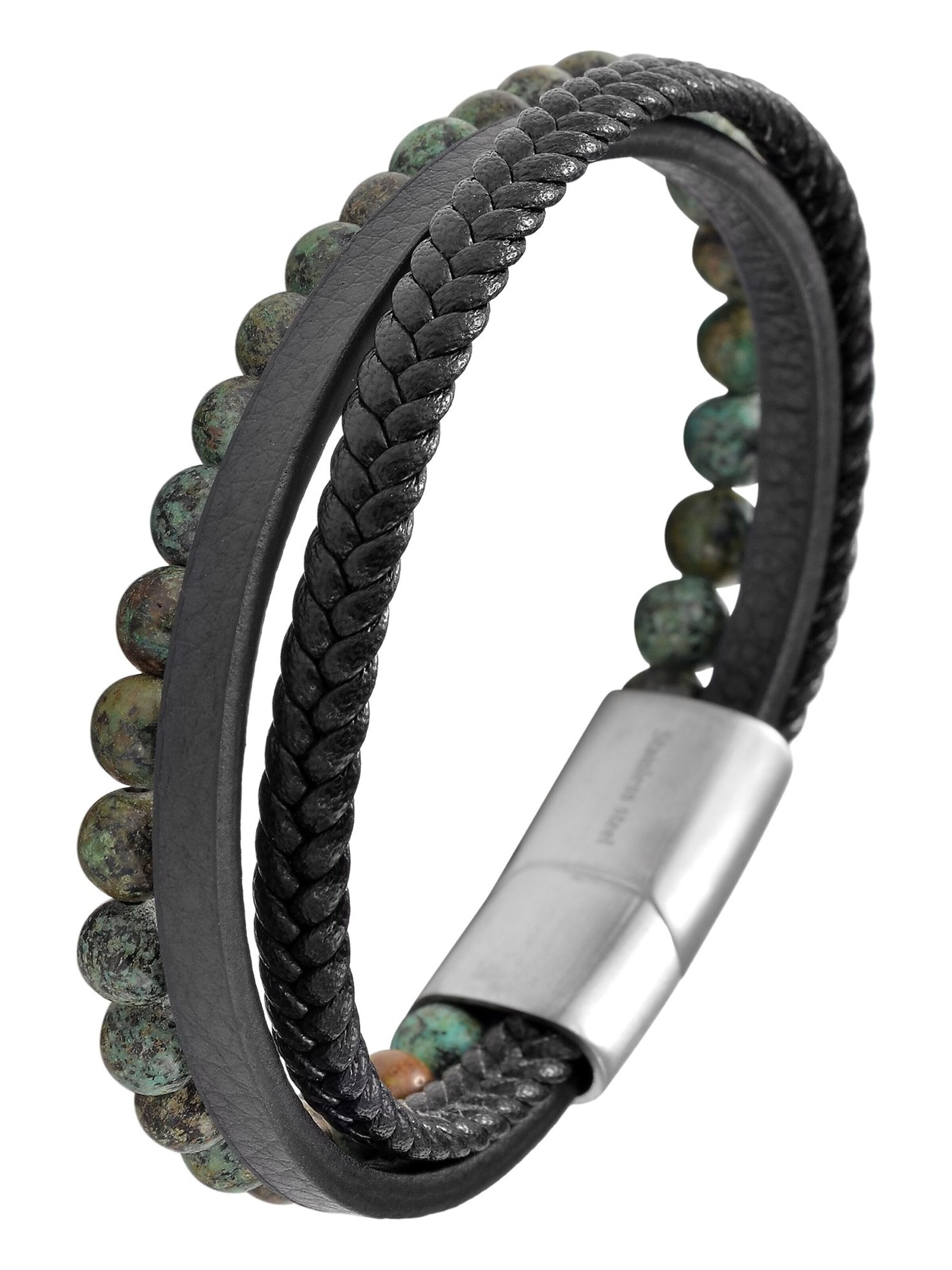 Akzent Bracelet 'Noor, langlebig' in Black: front