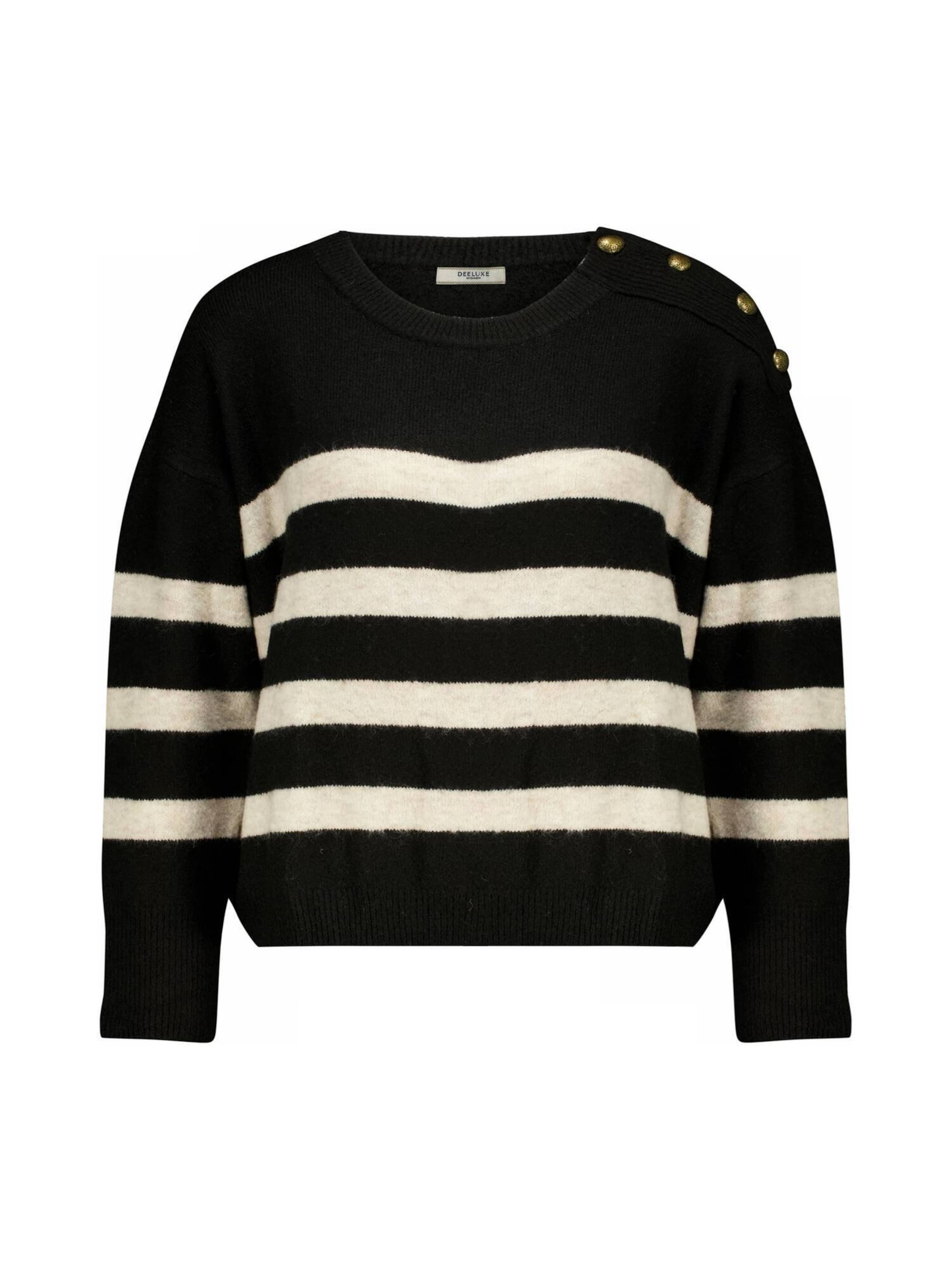 Deeluxe Trui 'Francina' in Zwart: voorkant