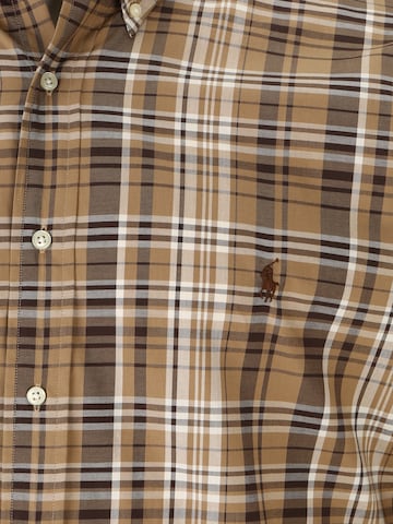 Polo Ralph Lauren Big & Tall Comfort fit Button Up Shirt in Brown