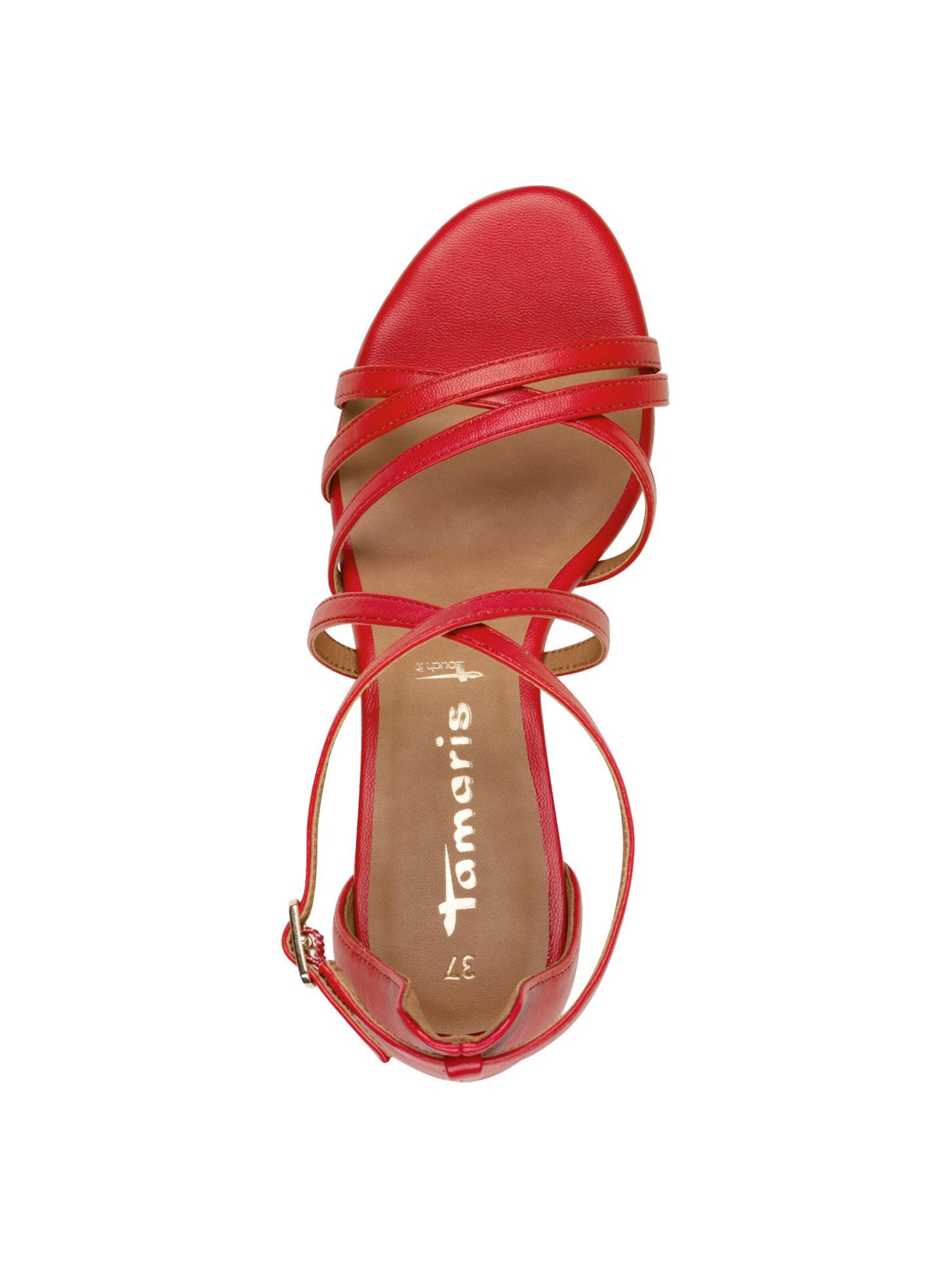 Tamaris Sandale in Rot