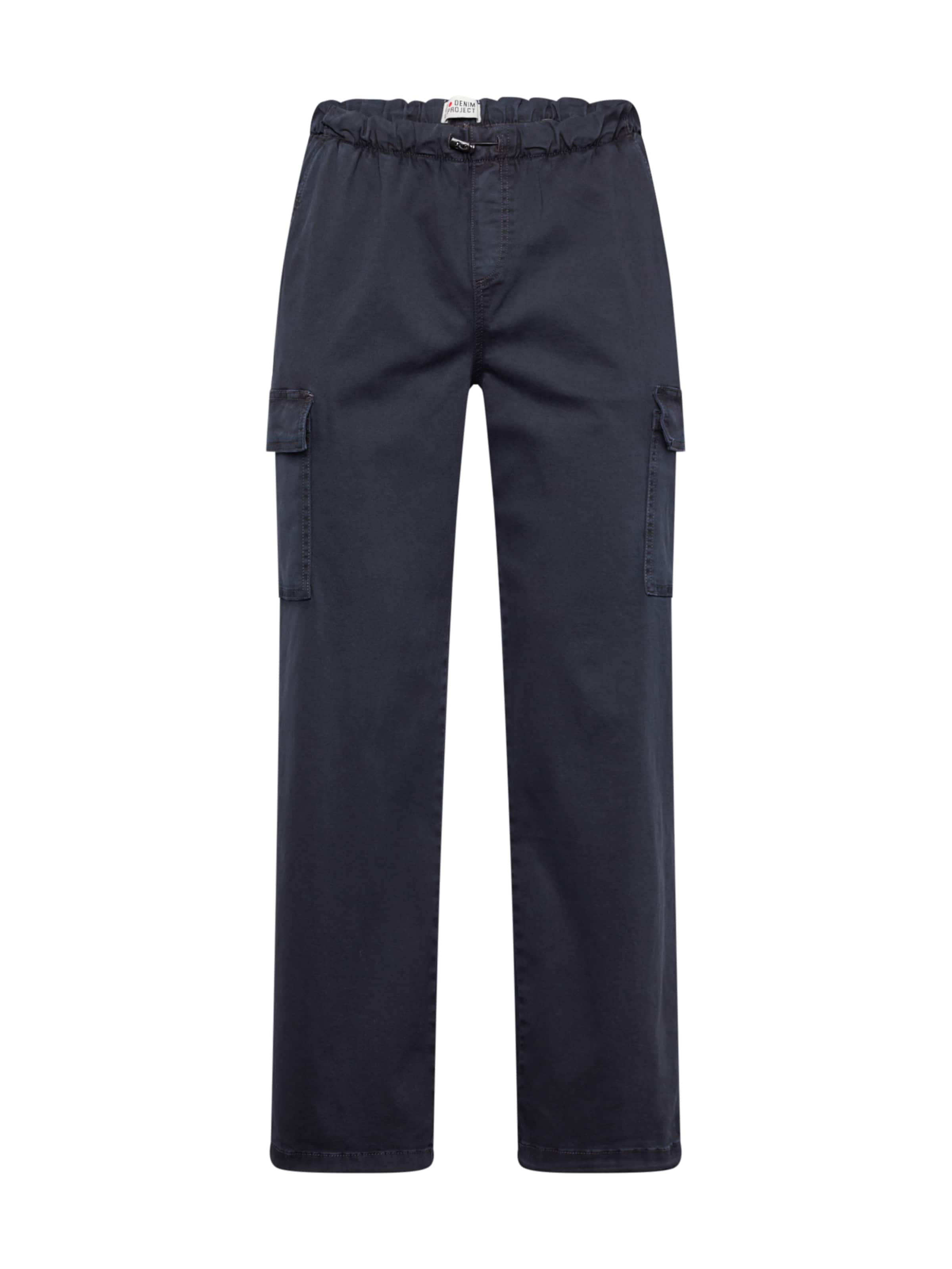 Denim Project Loosefit Gargohousut värissä musta: etupuoli