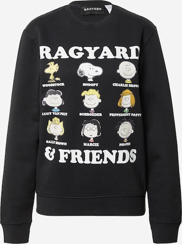 Vintage Supply Sweatshirt 'RAGYARD & FRIENDS' in Zwart: voorkant