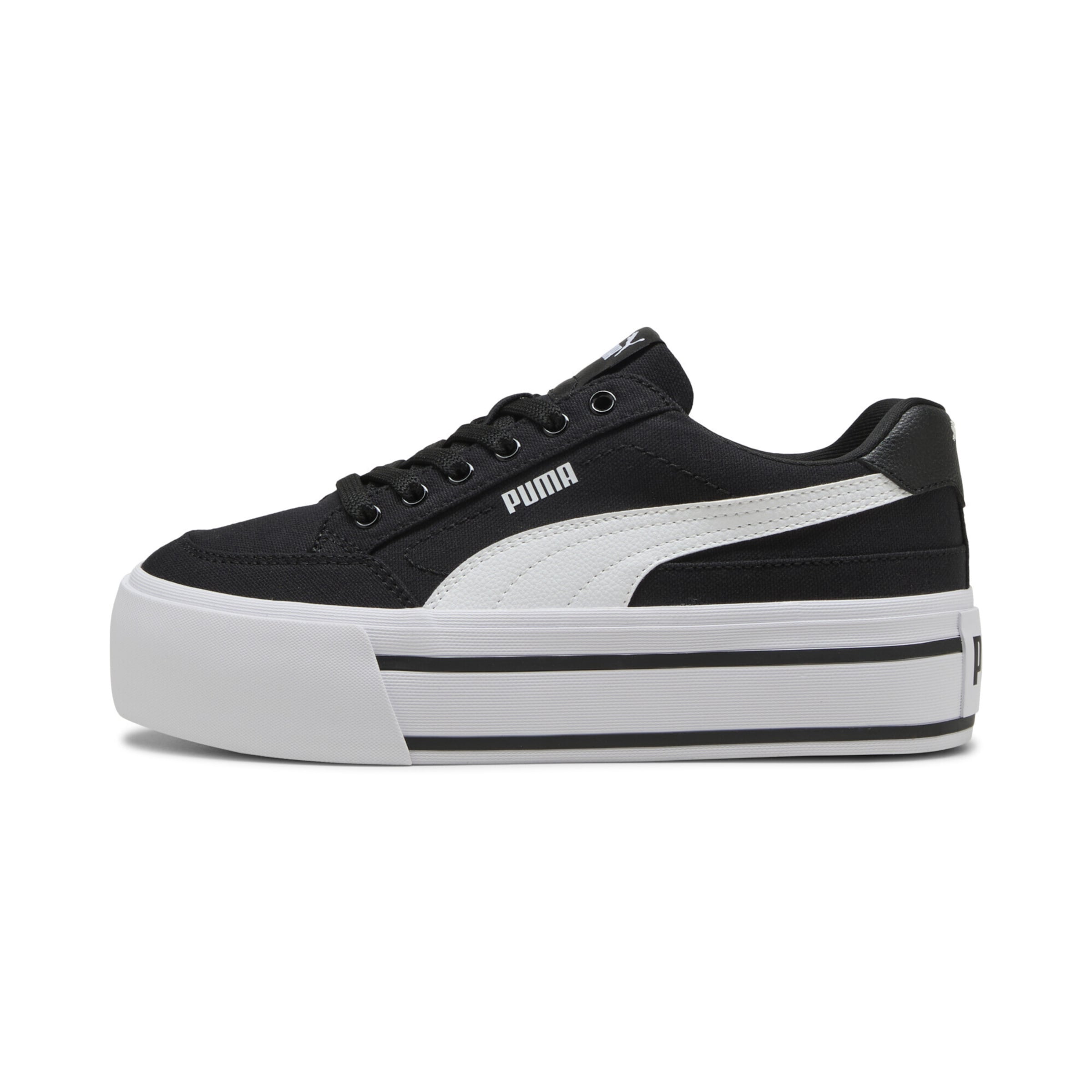 PUMA Platform trainers 'Court Classic' in Black: front
