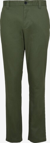 Coupe slim Pantalon chino 'Austin' Tommy Jeans en vert : devant