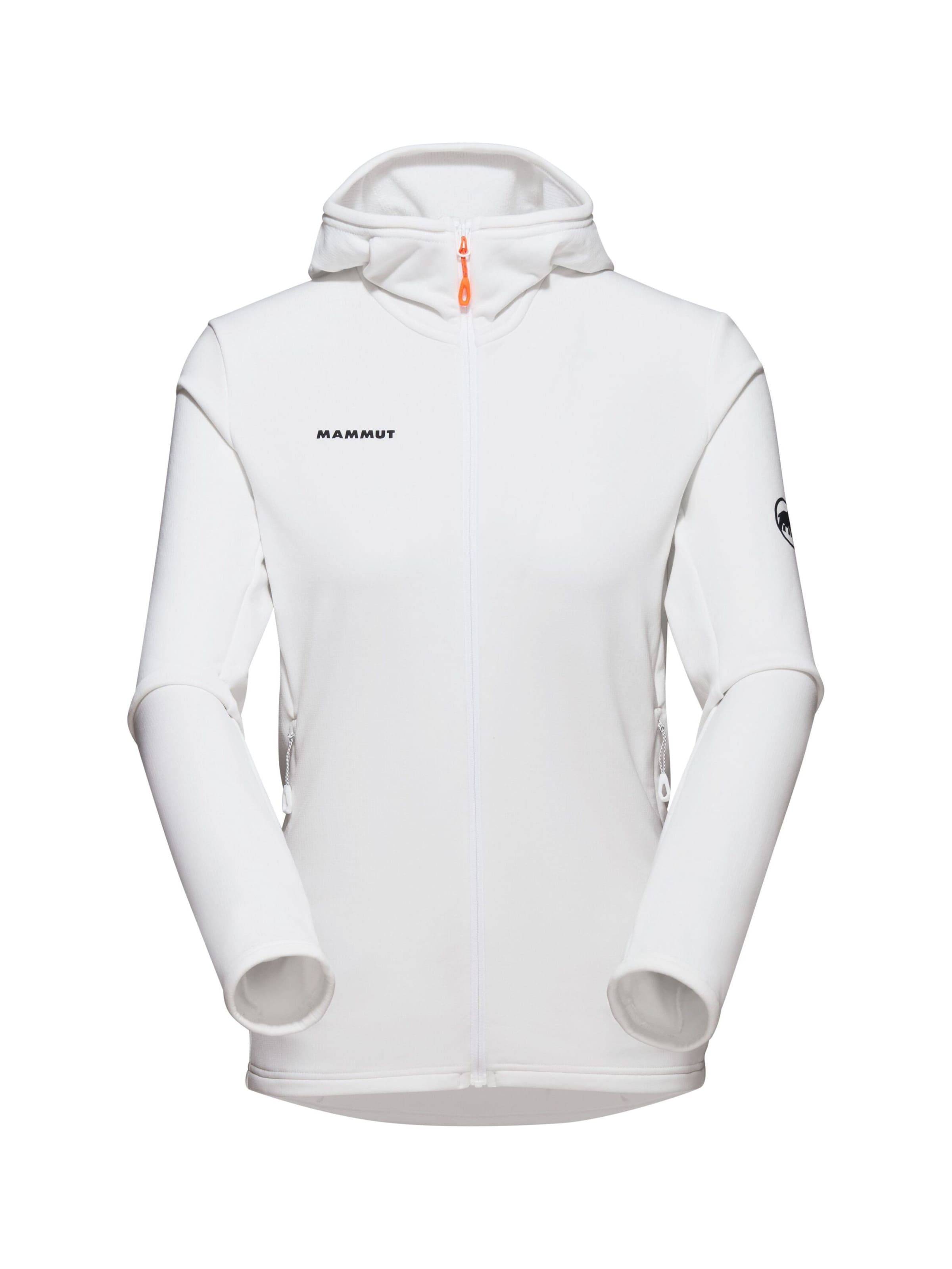 MAMMUT Funktionsfleecejacke ‘Aconcagua Light’ in Weiß: Vorderseite