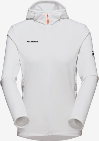 MAMMUT Funktionsfleecejacke ‘Aconcagua Light’ in Weiß: Vorderseite