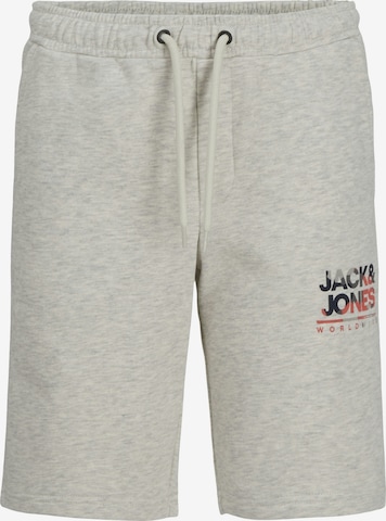 Jack & Jones Junior Slimfit Housut 'Luke' värissä harmaa: etupuoli