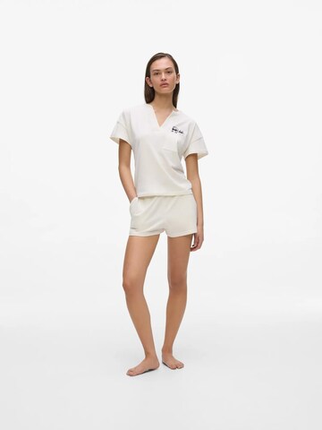 Karl Lagerfeld - Calções de pijama em bege