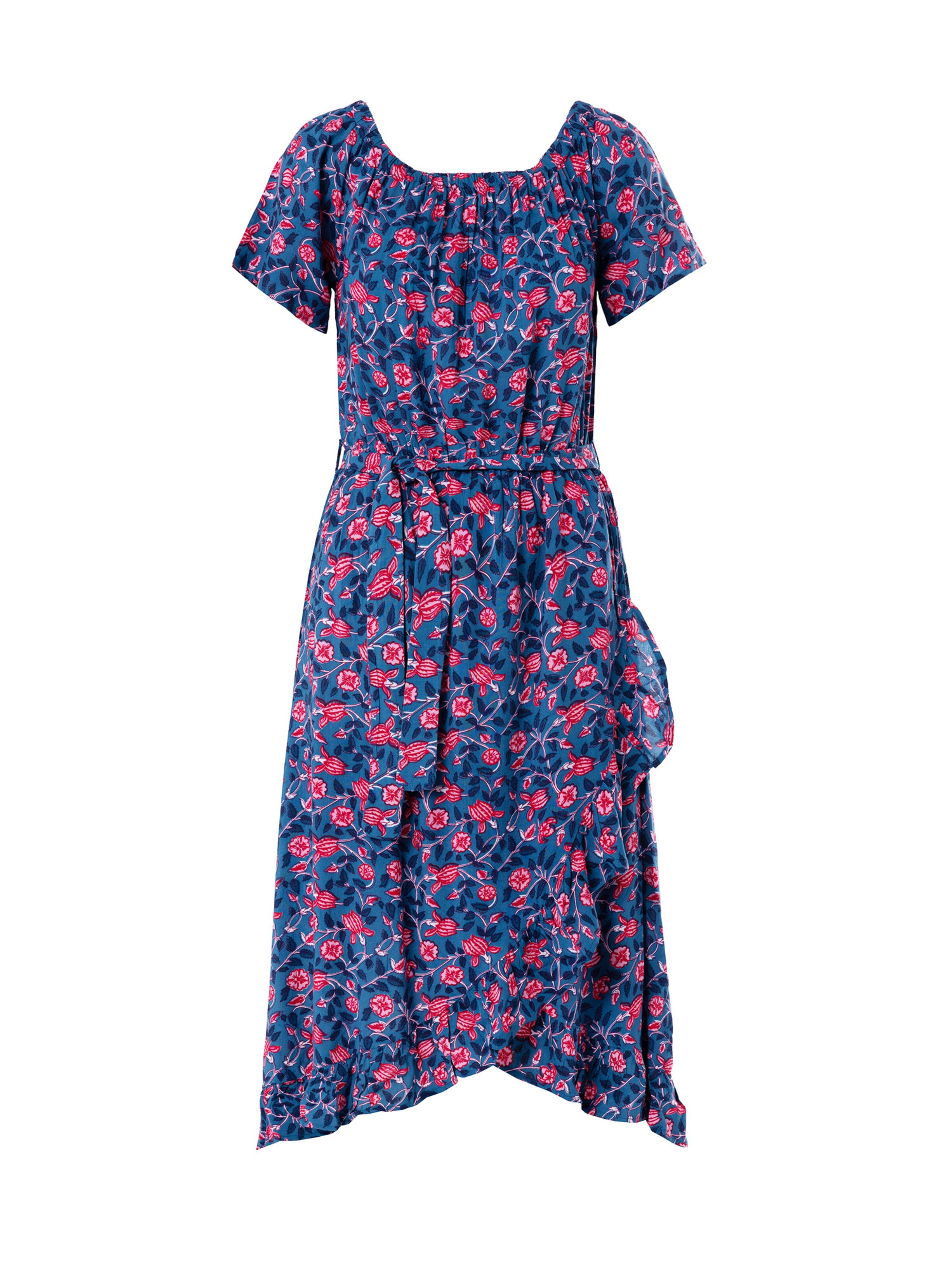 Quiosque Καλοκαιρινό φόρεμα '4SC022' σε μπλε: μπροστά