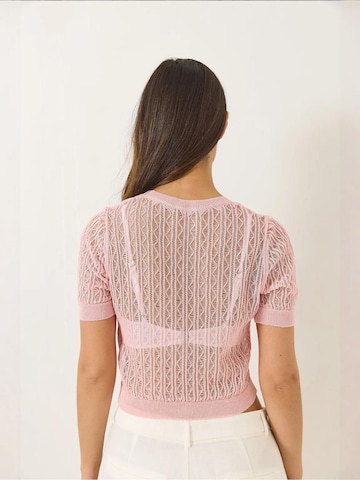 Bianco LucciTop 'Crop Top' - roza boja