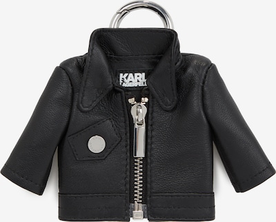 Karl Lagerfeld Breloczek do kluczy w kolorze czarny / srebrny / białym, Podgląd produktu