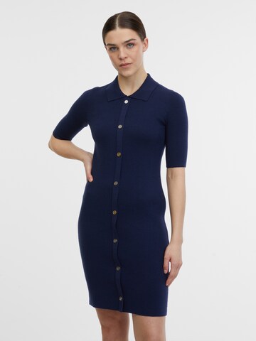 Orsay Knitted dress in Blue: front