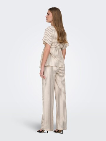 Regular Pantalon 'OLMPETRIS ' Only Maternity en blanc