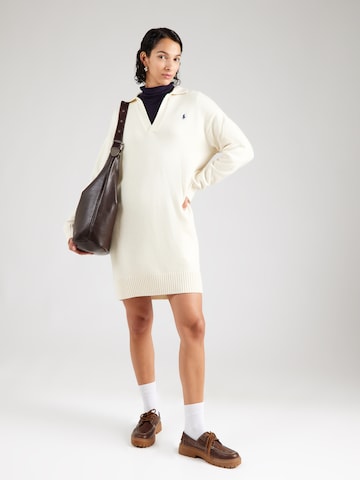 Polo Ralph Lauren Knit dress in Beige
