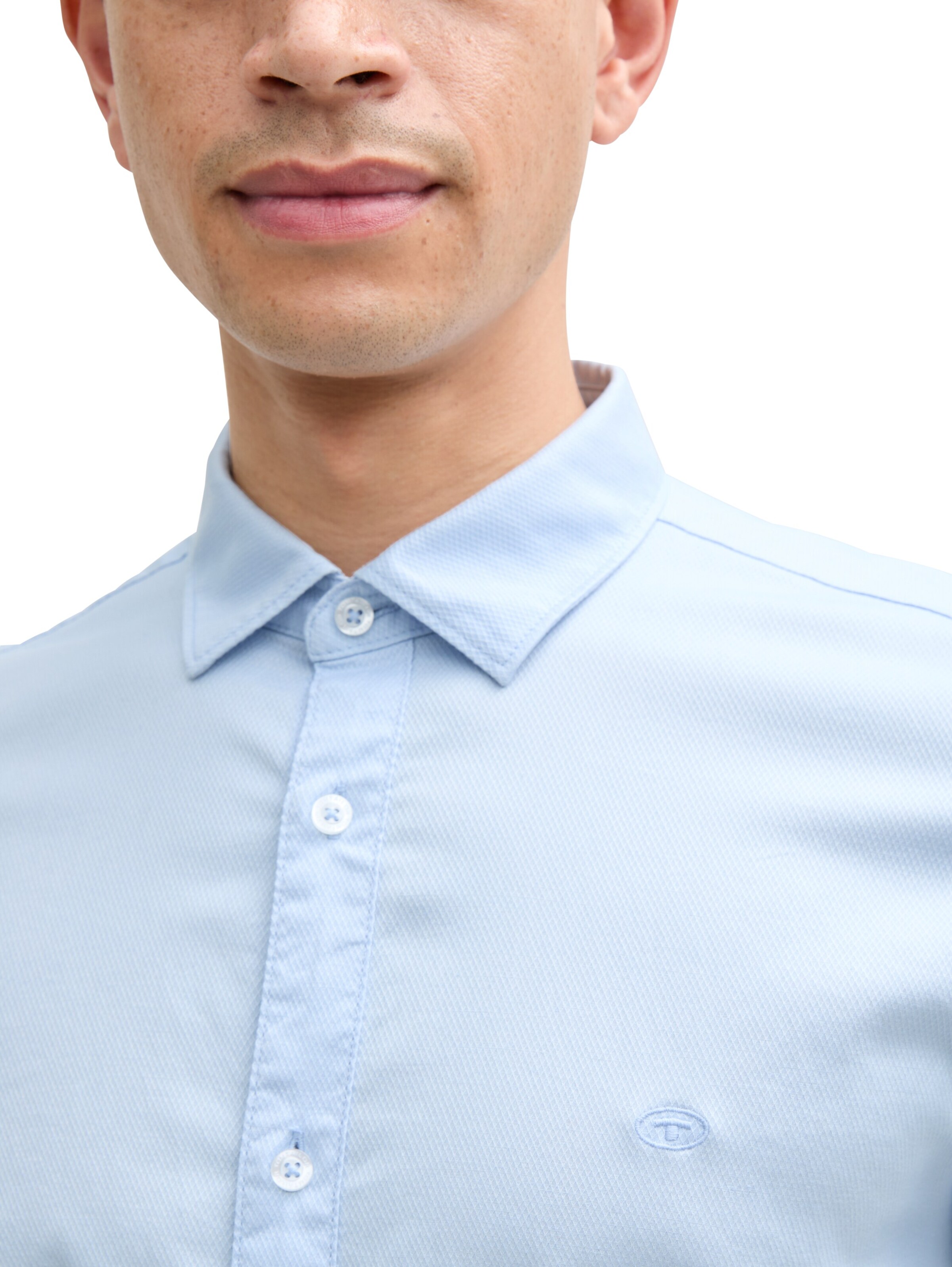 TOM TAILOR Slim fit Business Shirt in Blue