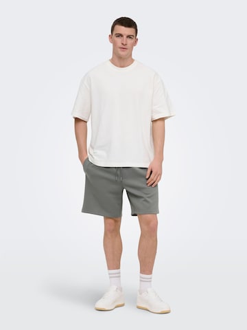 Regular Pantalon 'ONSLuca' Only & Sons en gris