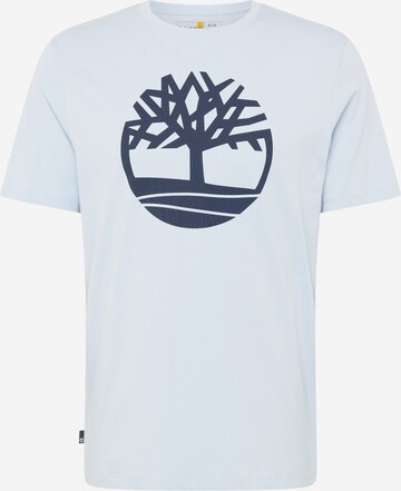 T-Shirt TIMBERLAND en bleu : devant