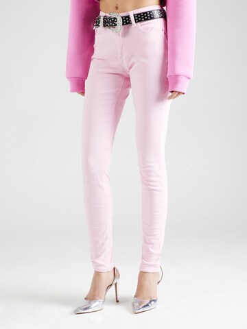 ONLY Skinny Jeans 'BLUSH' in Roze: voorkant