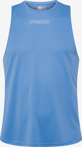 Hummel Sporttop in Blauw: voorkant