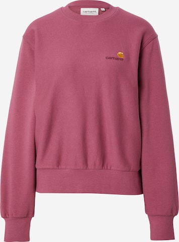rozā Carhartt WIP Sportisks džemperis 'American Script': no priekšpuses