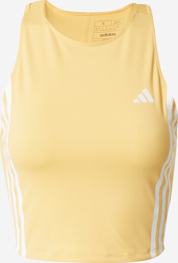 ADIDAS PERFORMANCE Sporttop 'Own The Run' in gelb / weiß, Produktansicht