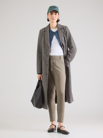 ONLY Slimfit Bukser med lægfolder 'ONLPoptrash' i grøn