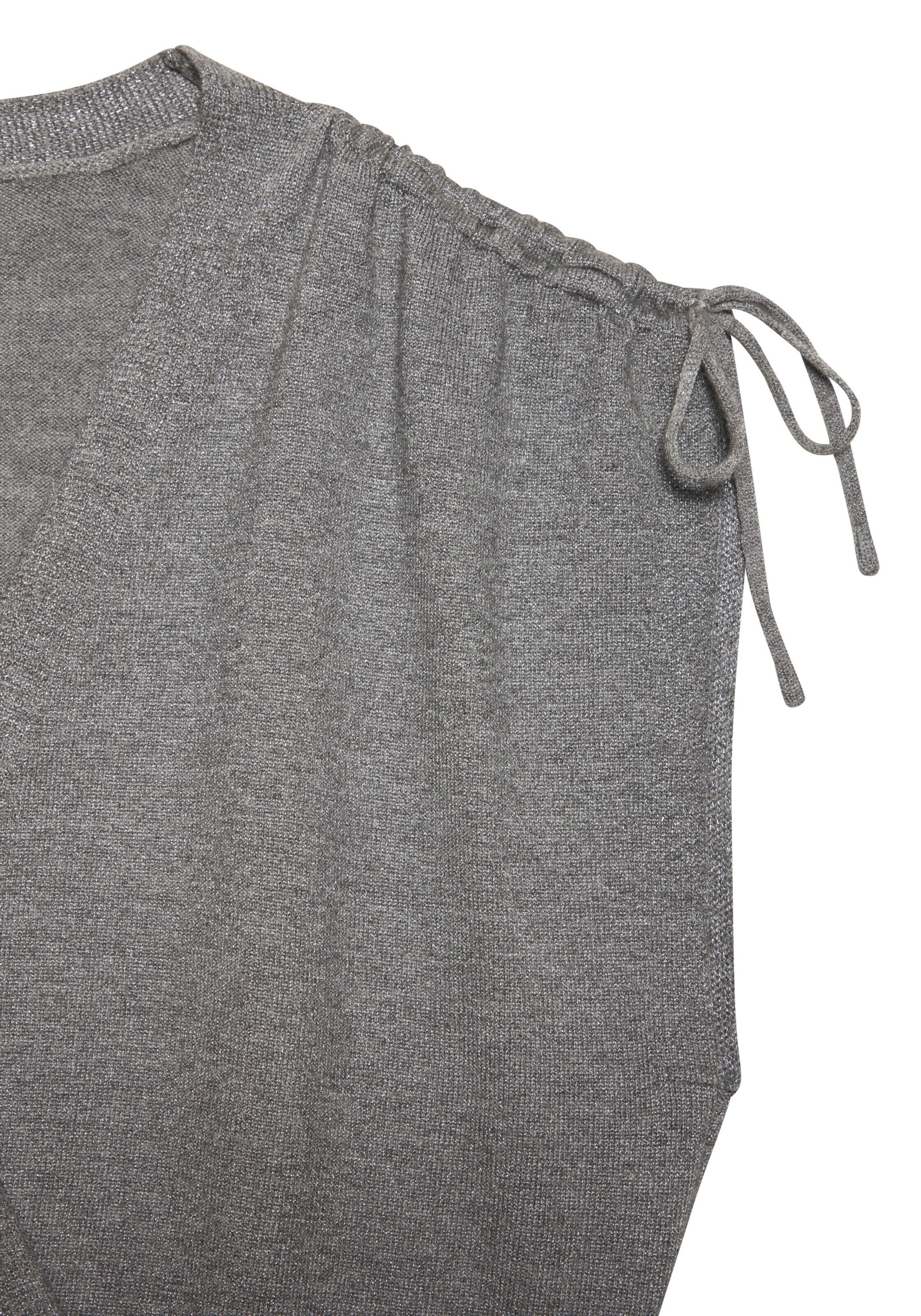 LASCANA Knitted Top in Grey