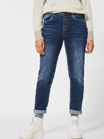 STREET ONE Regular Jeans in Blauw: voorkant