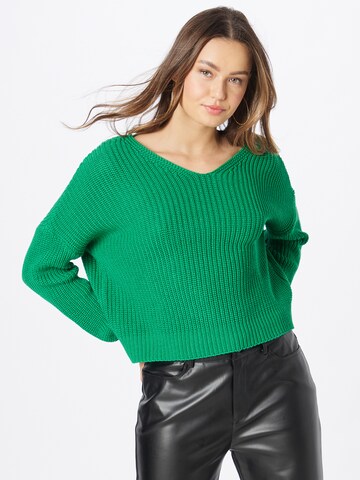 ABOUT YOU Sweater 'Liliana' in Green: front