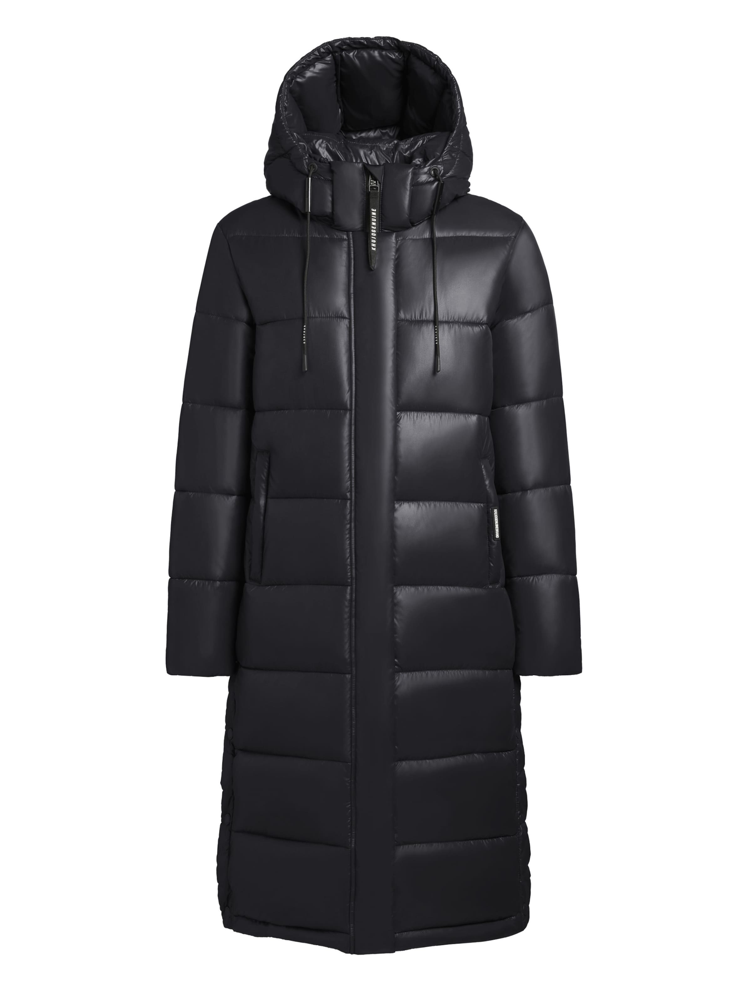 khujo Vinterfrakke 'JULINA3' i sort: forside