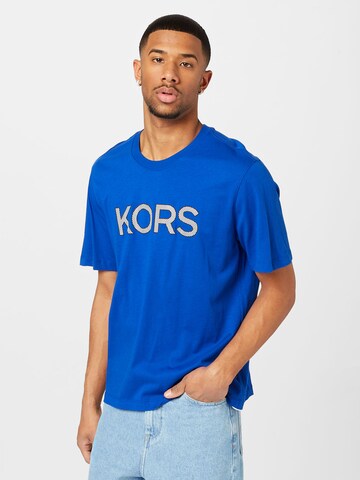 Michael Kors - Camisa em azul: frente