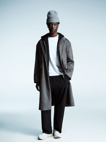 Bershka Between-Seasons Coat in Grey