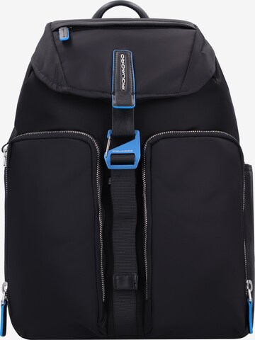 Piquadro Rucksack in Schwarz: predná strana