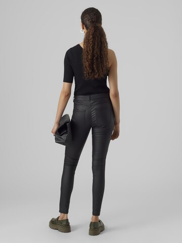 VERO MODA Slimfit Broek 'SEVEN' in Zwart