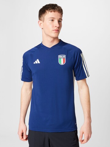ADIDAS PERFORMANCE Tricot 'Italy Tiro 23 ' in Blauw: voorkant