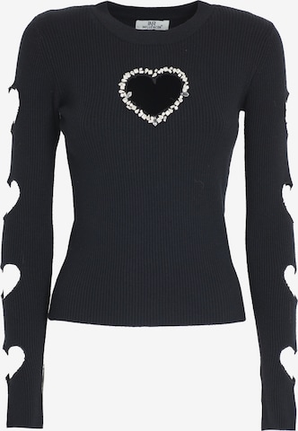 Pull-over Influencer en noir : devant
