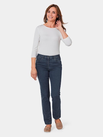 Goldner Slimfit Jeans 'Carla' in Blauw