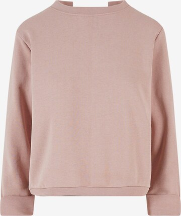 Sweat-shirt DEF en rose : devant