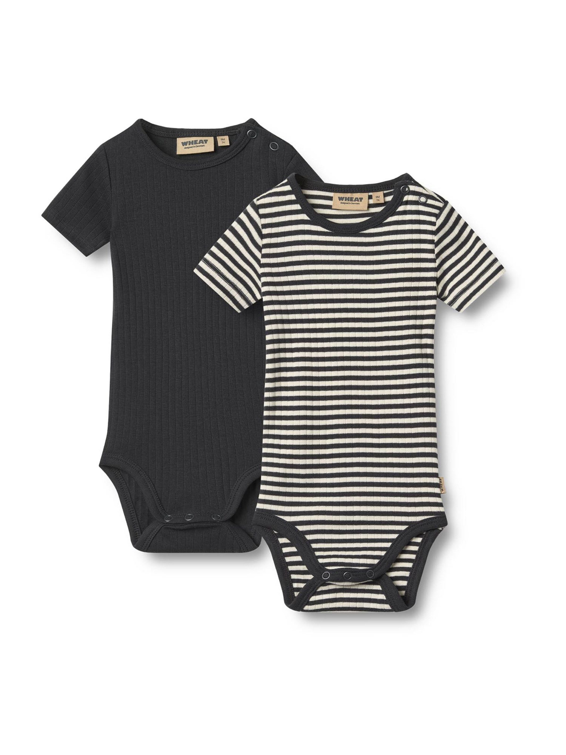 WHEAT - Macacão/Body 'Timo' em preto: frente