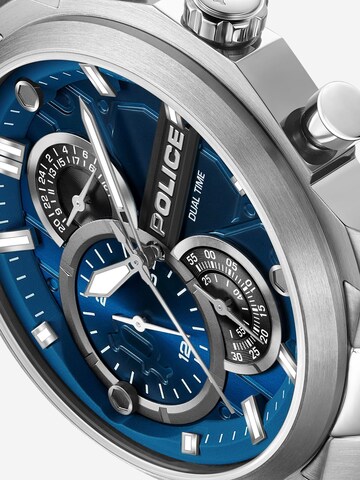 POLICE Quarzuhr ' Reactor ' in Silber