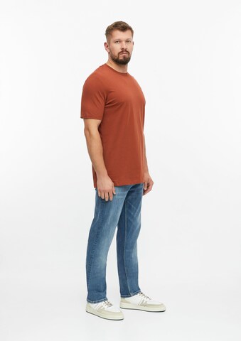 s.Oliver Men Big Sizes T-Shirt in Orange