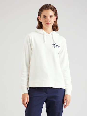 GANT Sweatshirt in Weiß: Vorderseite
