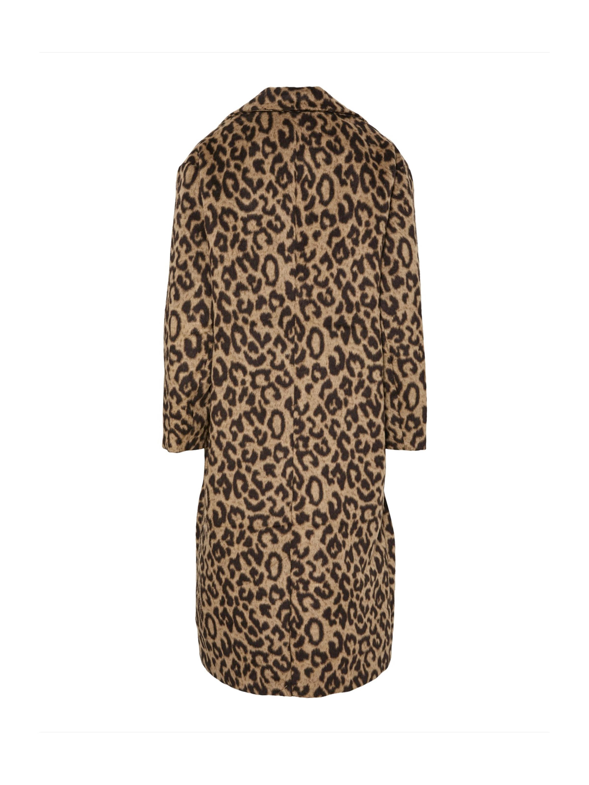 brūns PIECES Starpsezonu mētelis