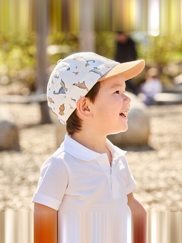 MAXIMO Hat 'MINI BOY-Cap, Dino Klettverschluß' in White