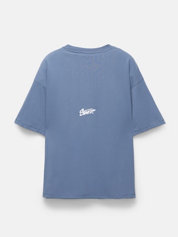 Pull&Bear Póló 'STWD' - kék