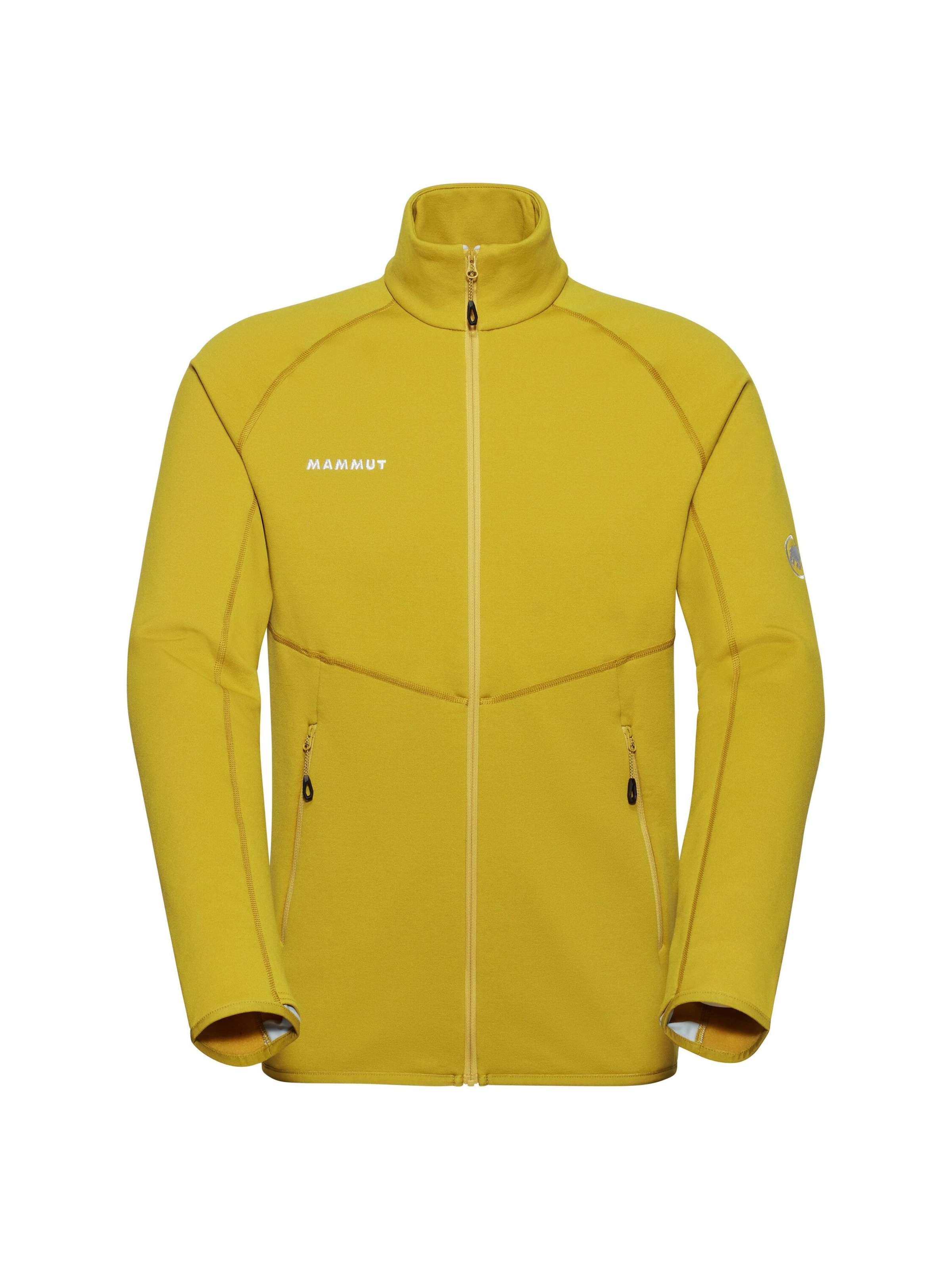 MAMMUT Funktionsfleecejacke ‘Aconcagua’ in Gelb: Vorderseite