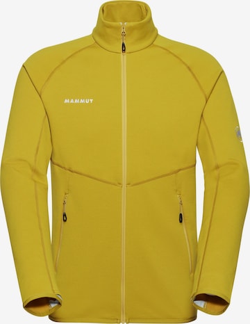 MAMMUT Funktionsfleecejacke ‘Aconcagua’ in Gelb: Vorderseite