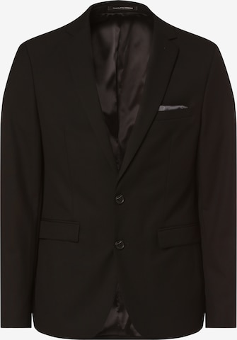 Finshley & Harding Slim fit Colbert 'Oakland' in Zwart: voorkant