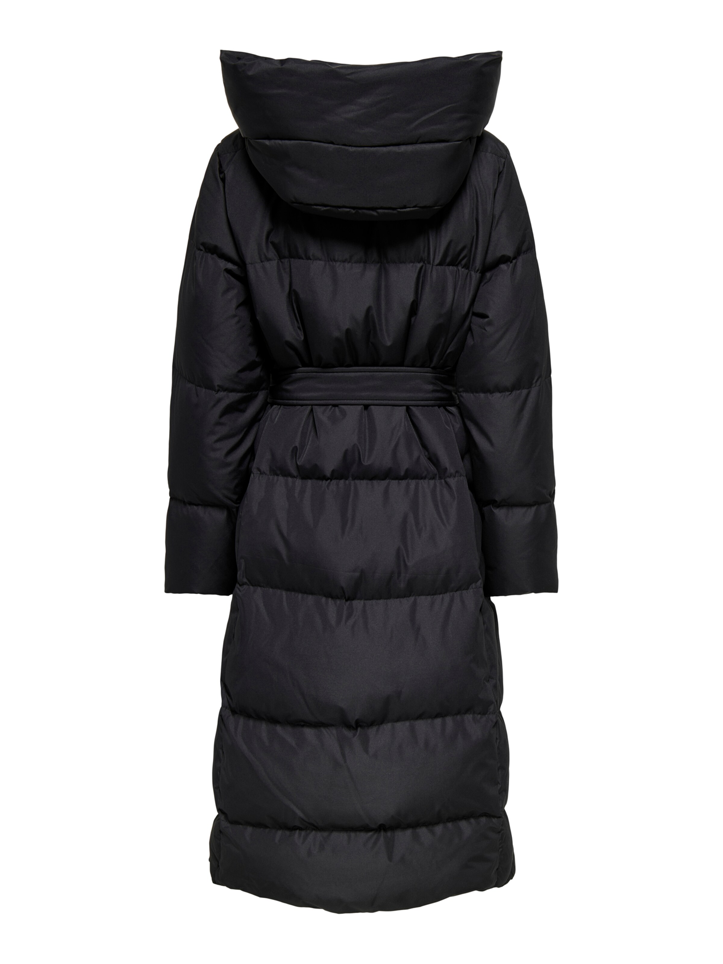 ONLY Wintermantel in Zwart